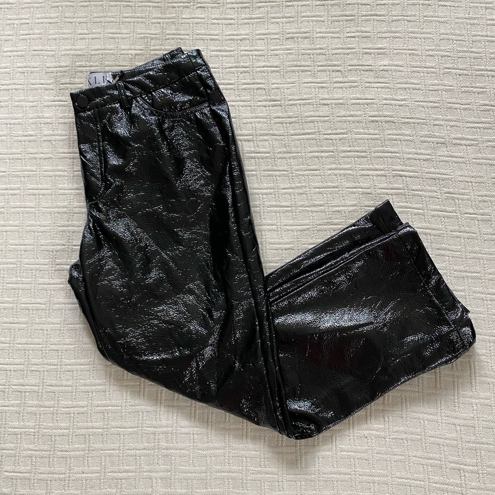 XLE The Label black vegan leather pants. - Picture 5 of 7